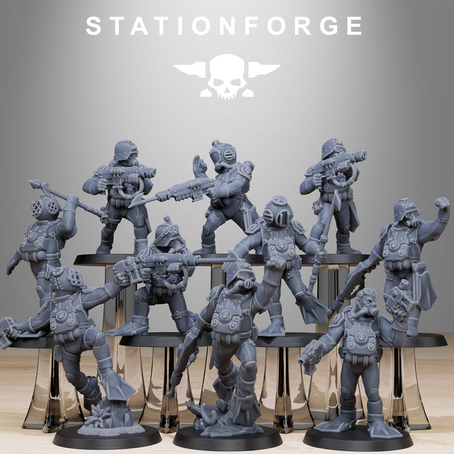 Tabletop Terrain Miniature GrimGuard Divers
