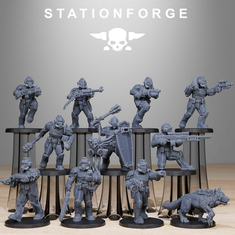 Tabletop Terrain Miniature GrimGuard Enforcers