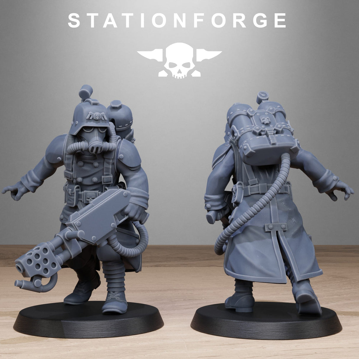 Tabletop Terrain Miniature GrimGuard Flamers