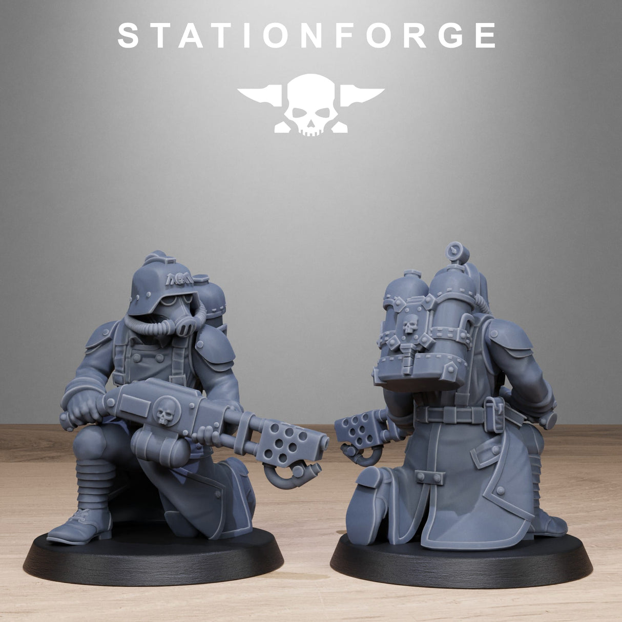 Tabletop Terrain Miniature GrimGuard Flamers
