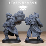 Tabletop Terrain Miniature GrimGuard Flamers