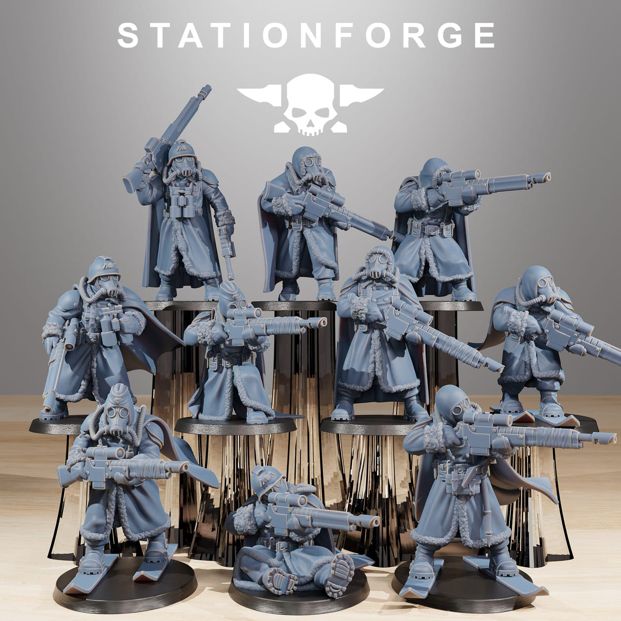 Tabletop Terrain Miniature GrimGuard Frostwatch Marksmen