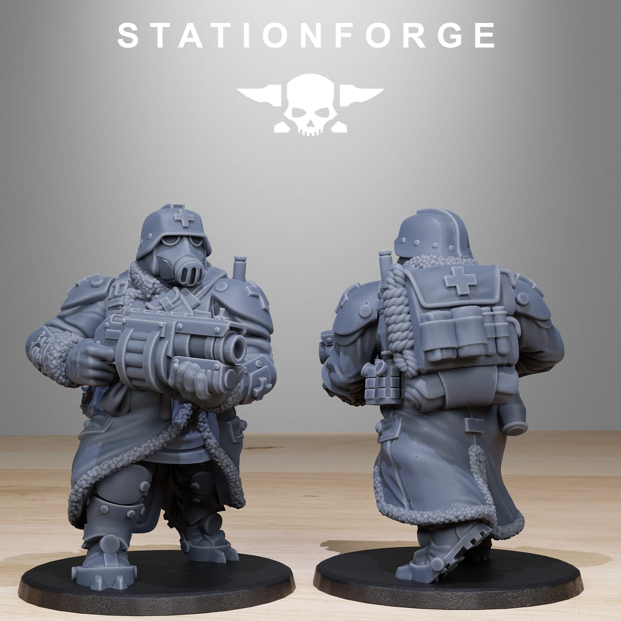 Tabletop Terrain Miniature GrimGuard Frostwatch Mutants