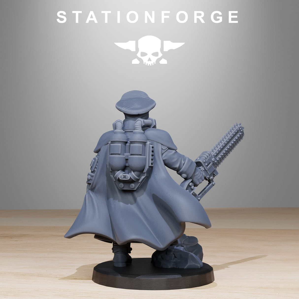 Tabletop Terrain Miniature GrimGuard Frostwatch Officer
