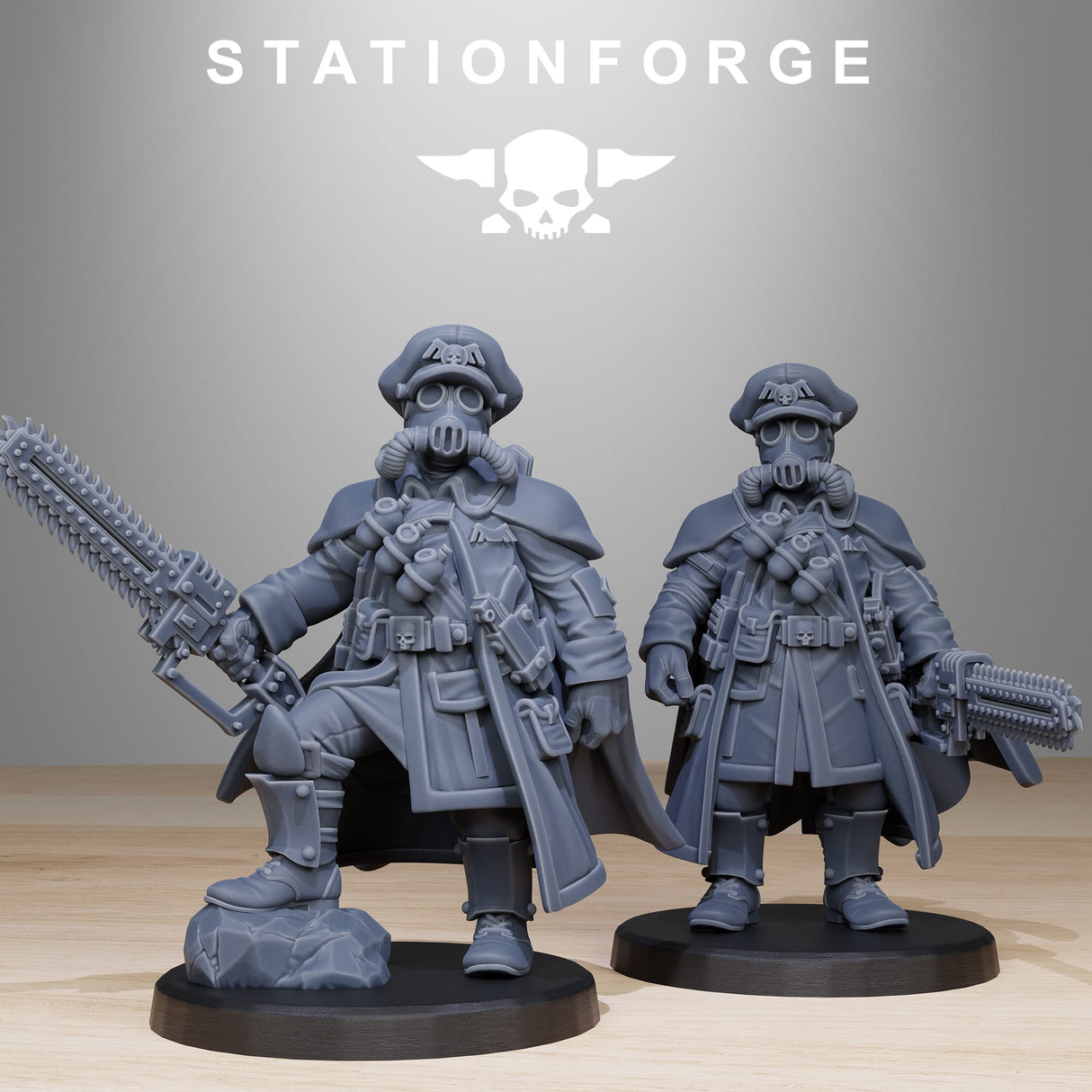 Tabletop Terrain Miniature GrimGuard Frostwatch Officer