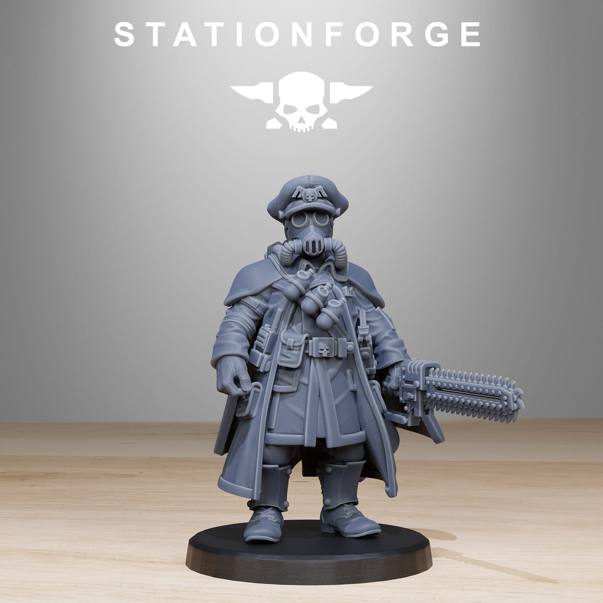 Tabletop Terrain Miniature GrimGuard Frostwatch Officer