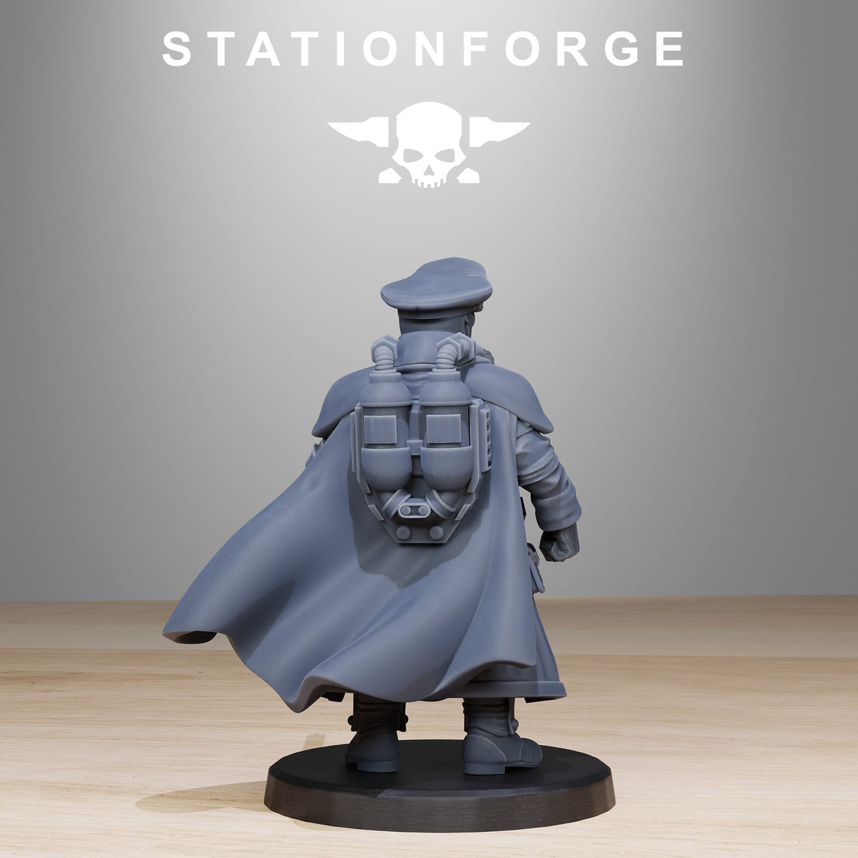 Tabletop Terrain Miniature GrimGuard Frostwatch Officer