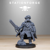Tabletop Terrain Miniature GrimGuard Frostwatch Officer