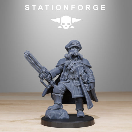 Tabletop Terrain Miniature GrimGuard Frostwatch Officer