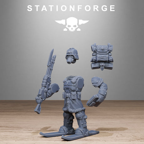 Tabletop Terrain Miniature GrimGuard Frostwatch Patrol