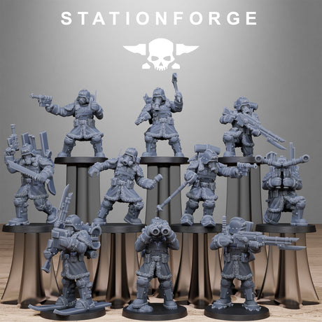 Tabletop Terrain Miniature GrimGuard Frostwatch Patrol
