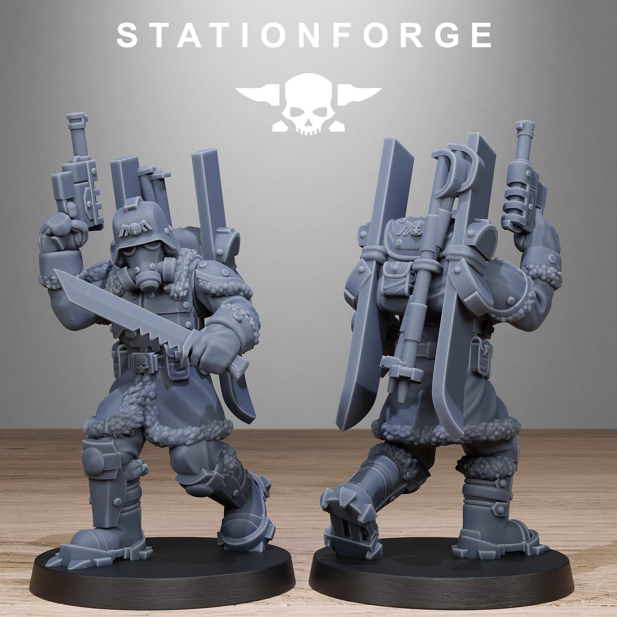 Tabletop Terrain Miniature GrimGuard Frostwatch Patrol
