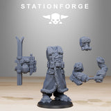 Tabletop Terrain Miniature GrimGuard Frostwatch Skiers