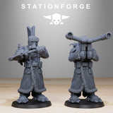 Tabletop Terrain Miniature GrimGuard Frostwatch Skiers