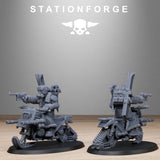 Tabletop Terrain Miniature GrimGuard FrostWatch Snowbikers
