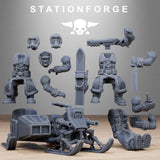 Tabletop Terrain Miniature GrimGuard FrostWatch Snowbikers