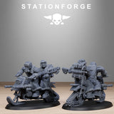 Tabletop Terrain Miniature GrimGuard FrostWatch Snowbikers
