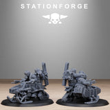 Tabletop Terrain Miniature GrimGuard FrostWatch Snowbikers