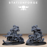 Tabletop Terrain Miniature GrimGuard FrostWatch Snowbikers
