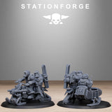 Tabletop Terrain Miniature GrimGuard FrostWatch Snowbikers