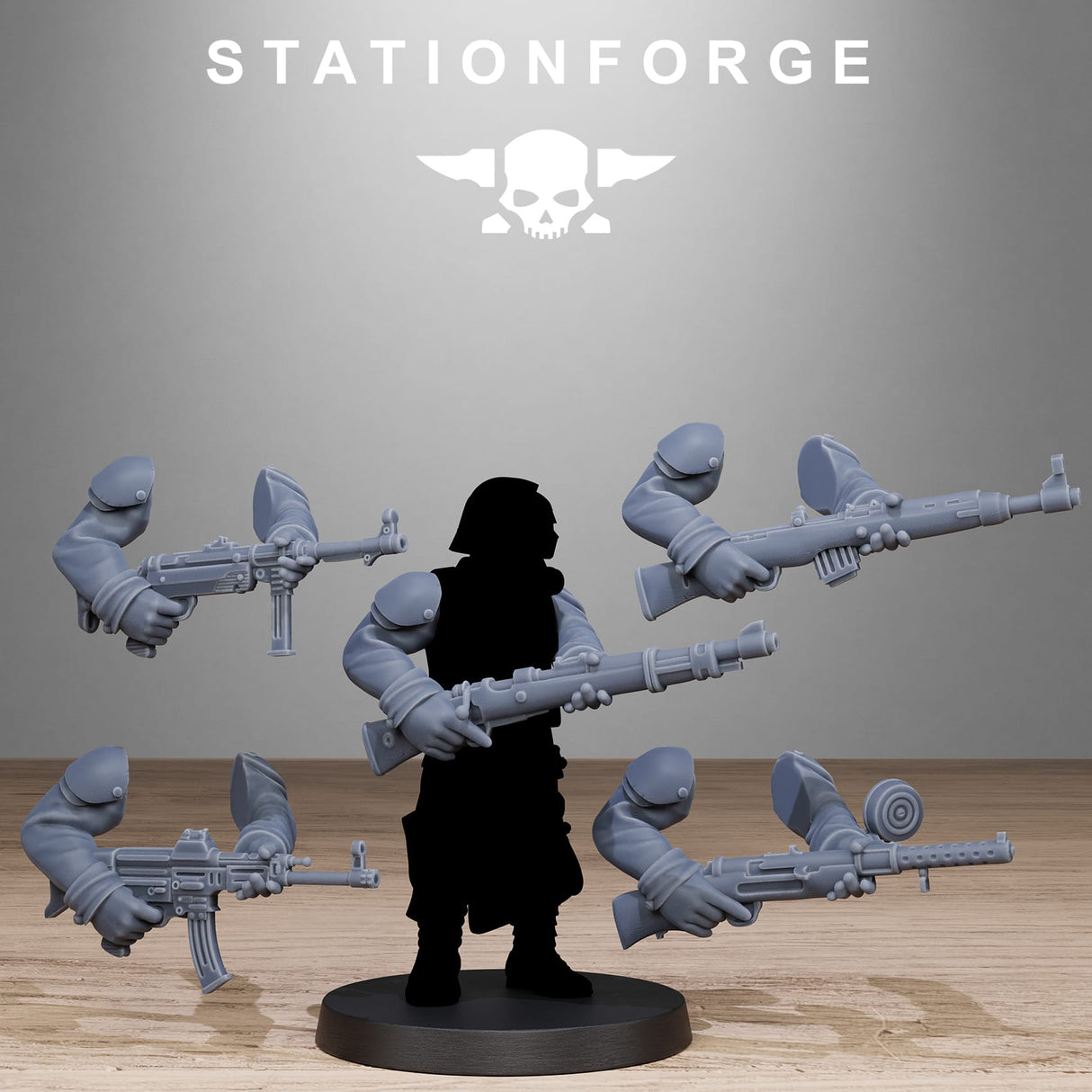 Tabletop Terrain Miniature GrimGuard German Weapons Pack