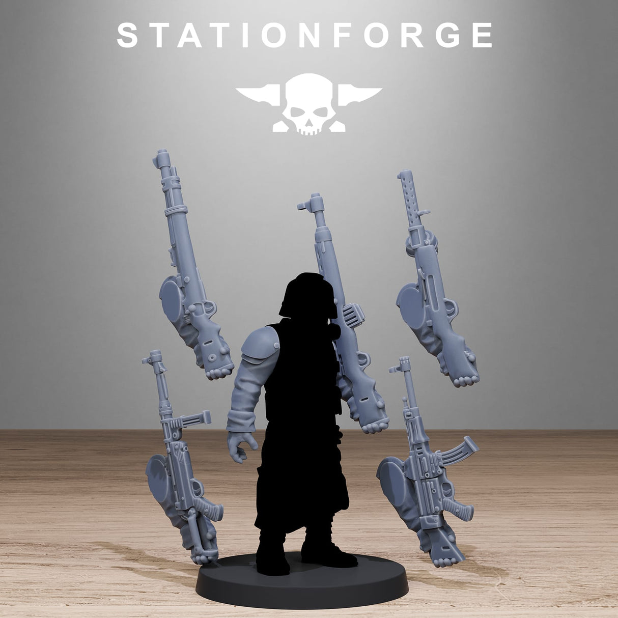 Tabletop Terrain Miniature GrimGuard German Weapons Pack