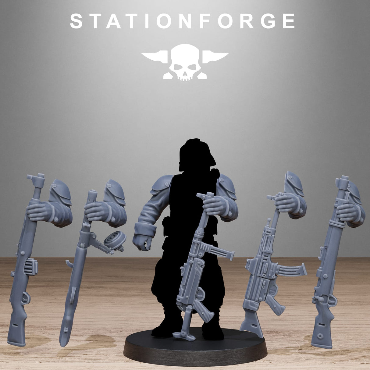 Tabletop Terrain Miniature GrimGuard German Weapons Pack
