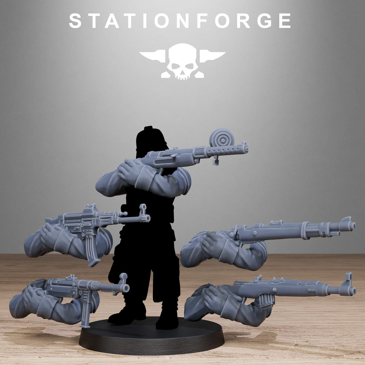 Tabletop Terrain Miniature GrimGuard German Weapons Pack