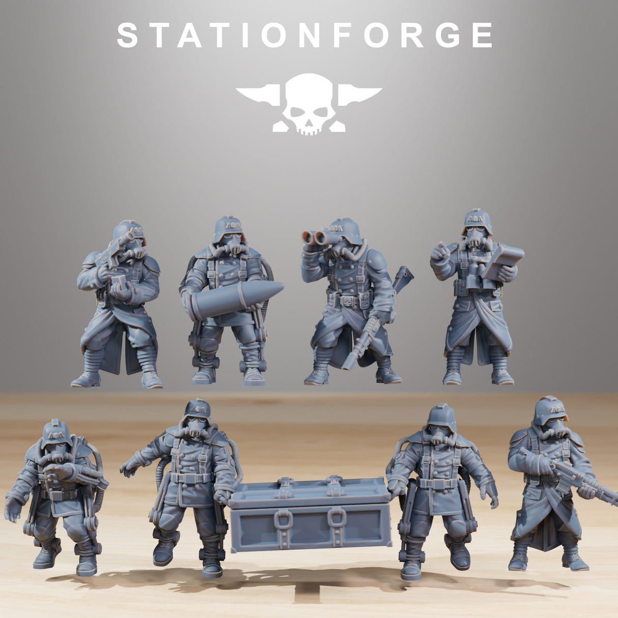 Tabletop Terrain Miniature GrimGuard Heavy Artillery