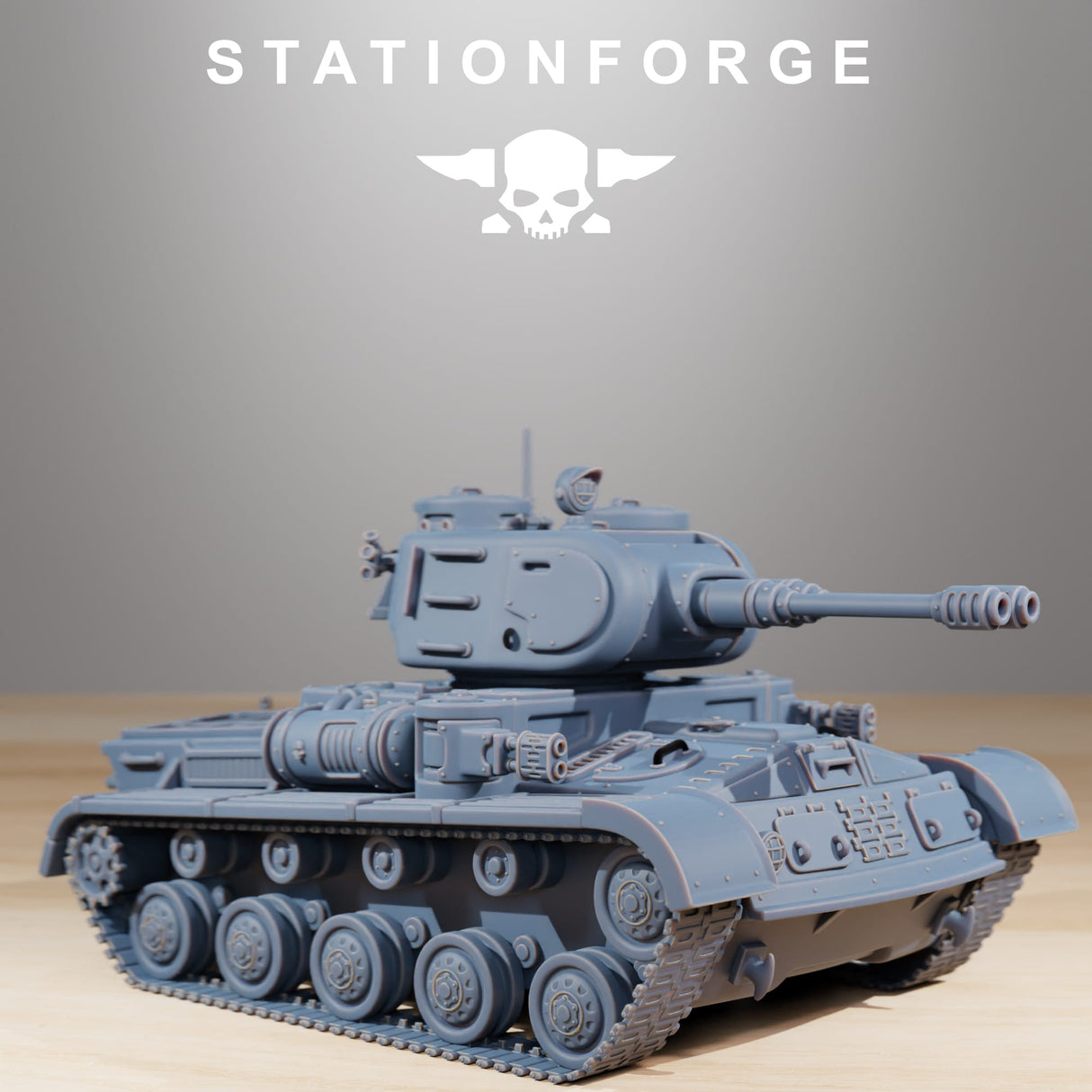 Tabletop Terrain Miniature GrimGuard Heavy Battle Tank