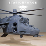 Tabletop Terrain Miniature GrimGuard Helicopter