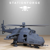 Tabletop Terrain Miniature GrimGuard Helicopter