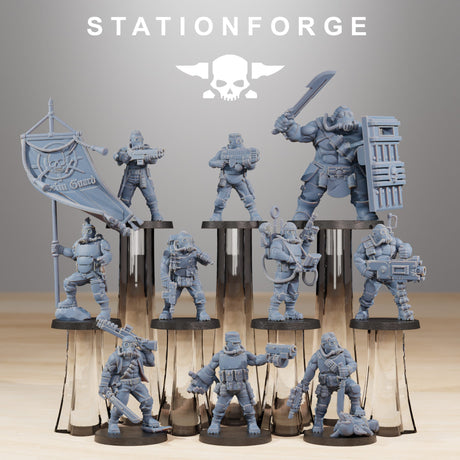 Tabletop Terrain Miniature GrimGuard Hunters
