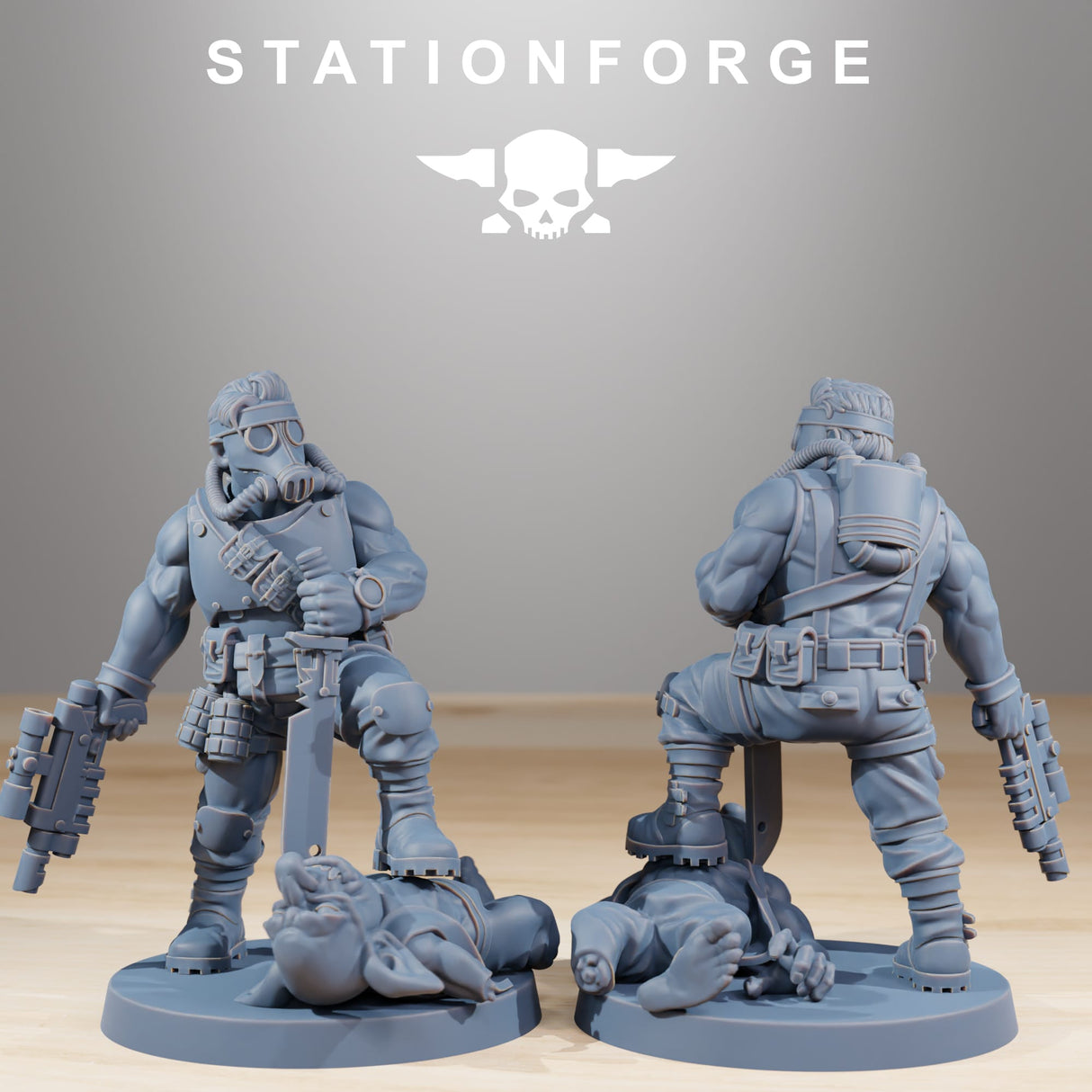 Tabletop Terrain Miniature GrimGuard Hunters