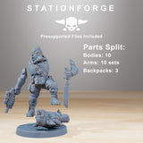 Tabletop Terrain Miniature GrimGuard Hunters