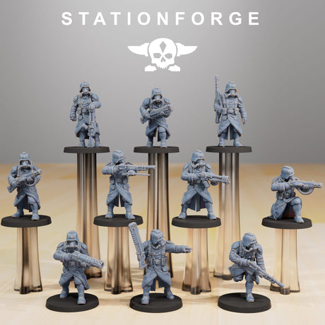 Tabletop Terrain Miniature GrimGuard Infantry Builder
