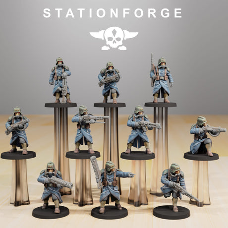 Tabletop Terrain Miniature GrimGuard Infantry Builder
