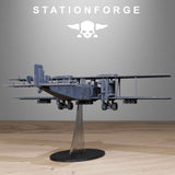 Tabletop Terrain Miniature Grimguard Iron Biplane