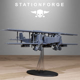 Tabletop Terrain Miniature Grimguard Iron Biplane