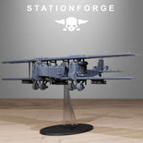 Tabletop Terrain Miniature Grimguard Iron Biplane