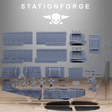 Tabletop Terrain Miniature Grimguard Iron Biplane