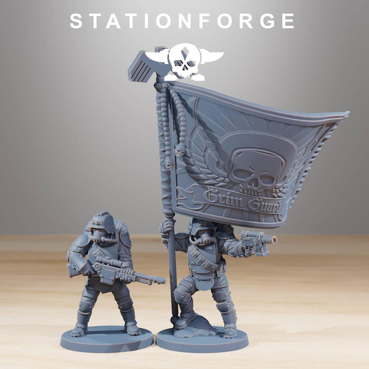 Tabletop Terrain Miniature GrimGuard Ironclads