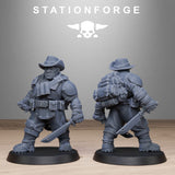 Tabletop Terrain Miniature GrimGuard Jungle Fighter Mutants