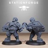 Tabletop Terrain Miniature GrimGuard Jungle Fighter Mutants