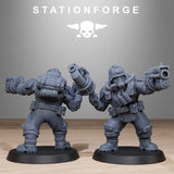 Tabletop Terrain Miniature GrimGuard Jungle Fighter Mutants