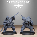 Tabletop Terrain Miniature GrimGuard Jungle Fighter Mutants