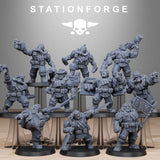 Tabletop Terrain Miniature GrimGuard Jungle Fighter Mutants