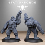 Tabletop Terrain Miniature GrimGuard Jungle Fighter Mutants