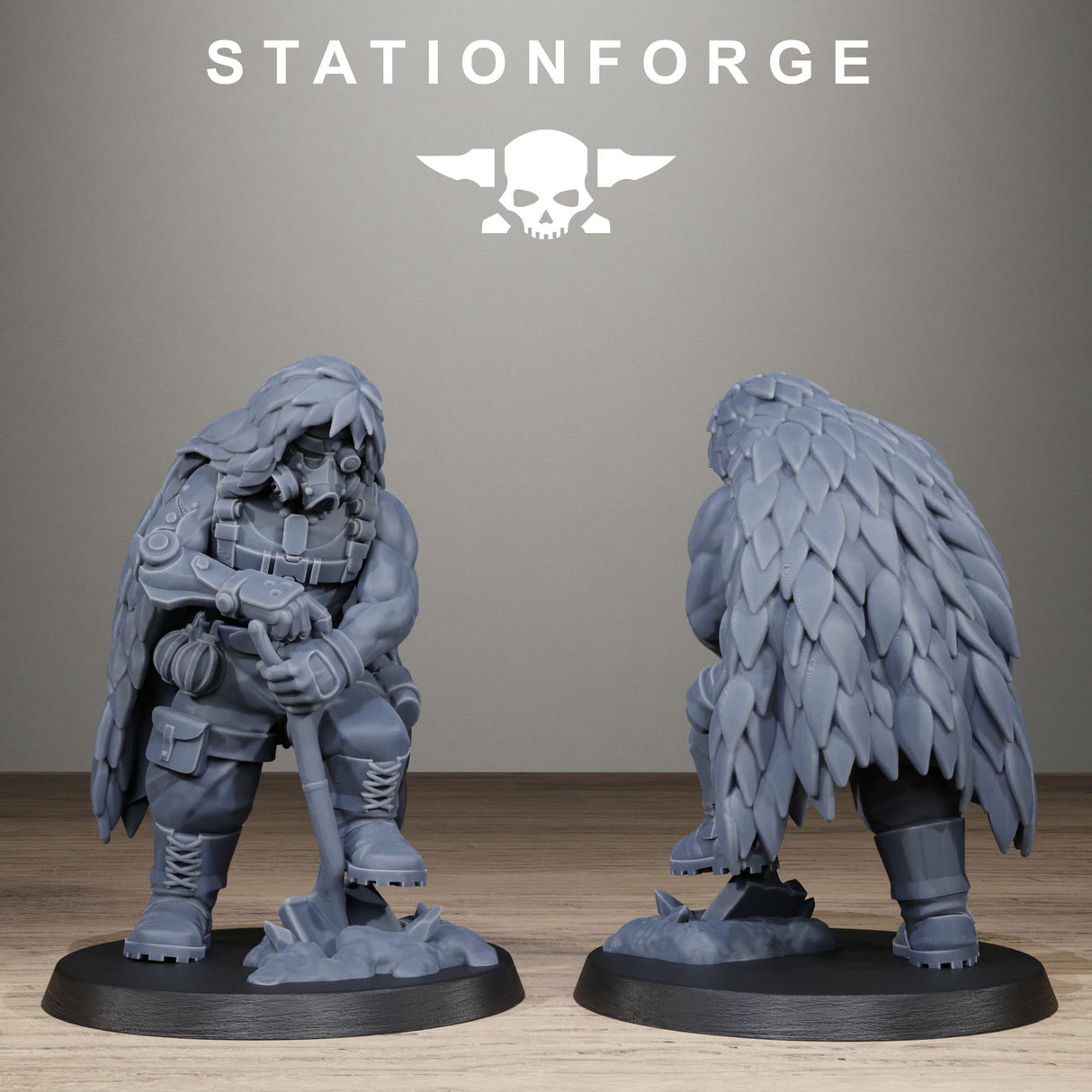 Tabletop Terrain Miniature GrimGuard Jungle Fighter Snipers