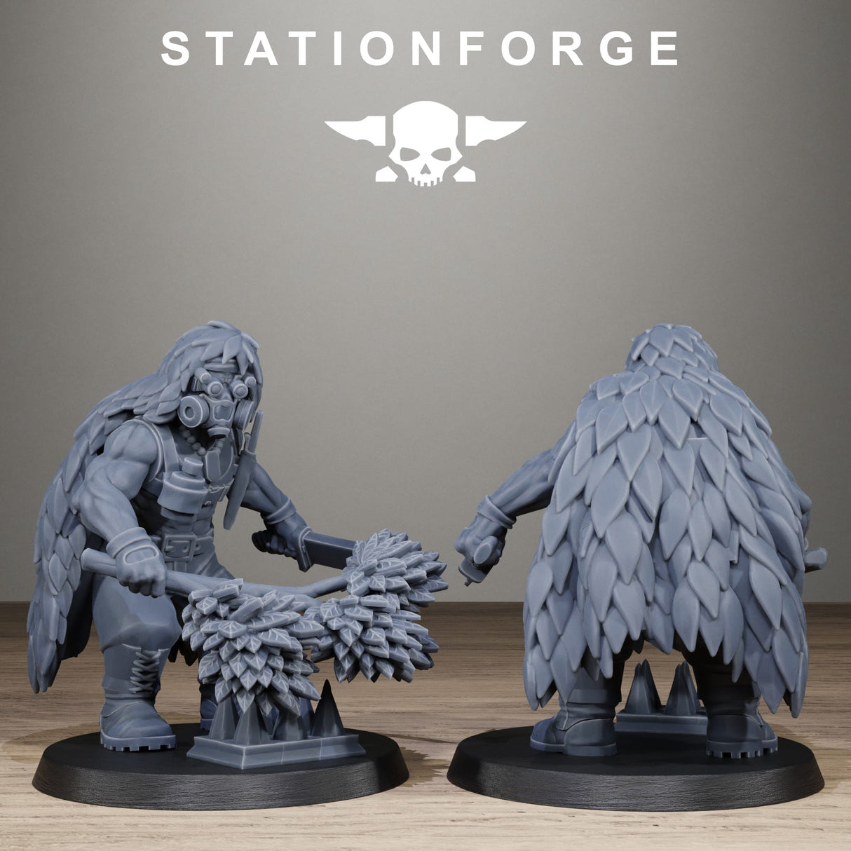 Tabletop Terrain Miniature GrimGuard Jungle Fighter Snipers
